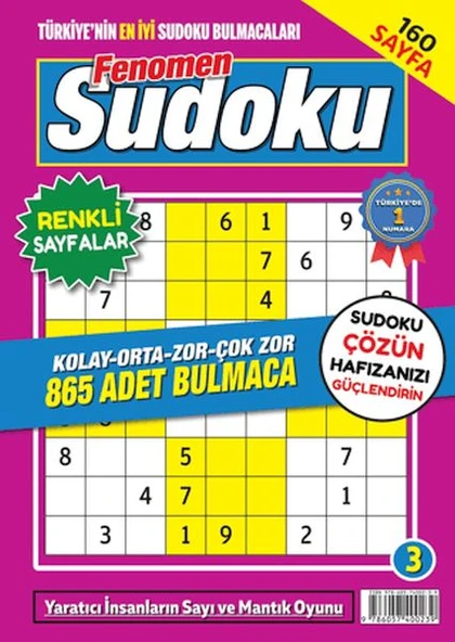 Fenomen Sudoku 3 ürün görseli