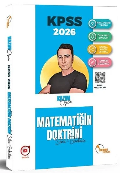 Doktrin 2026 KPSS Matematik Doktrini Soru Bankası Çözümlü ürün görseli 1