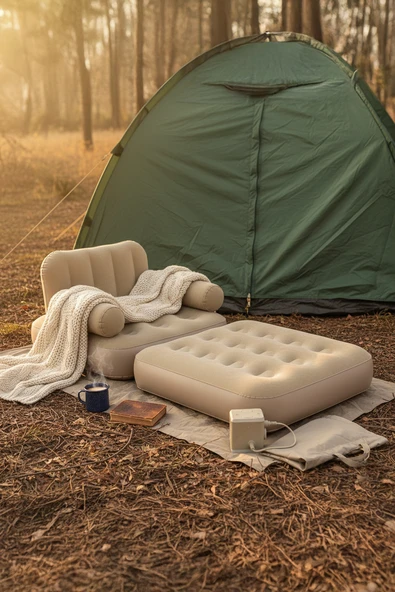 robo Kendi kendine Şişen Otomatik Tek Kişilik Şişme Koltuk