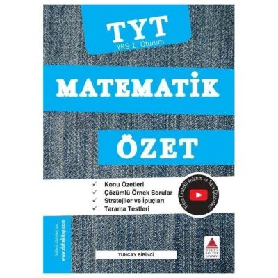 Delta Kültür YKS TYT 1. Oturum Matematik Özet (Yeni) ürün görseli 1