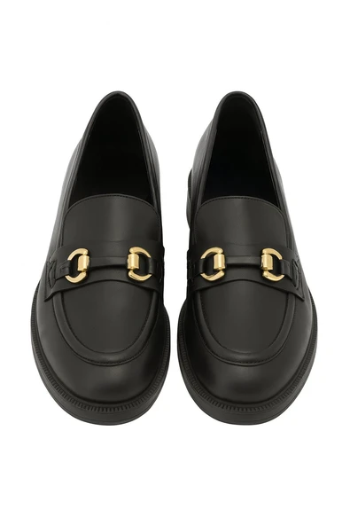 +6 CM Boy Uzatan Siyah Kadın Klasik Ayakkabı – Şık ve Rahat Tasarım ürün görseli