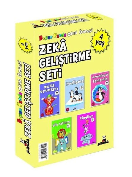 4 Yaş Zeka Geliştirme Seti - 5 Kitap Takım ürün görseli 1