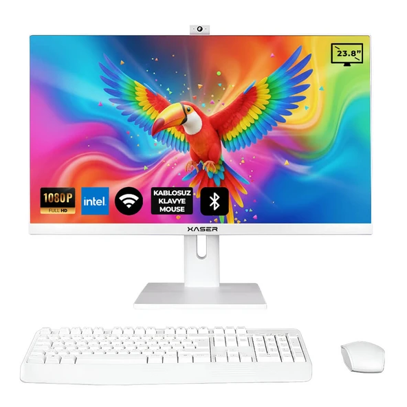 Xaser Xs105 i5 6400 16GB Ram 256GB SSD 23.8" Webcam + Wifi+ BT All In One Bilgisayar ürün görseli