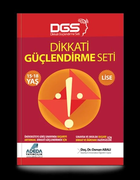 Dikkati Güçlendirme Seti Lise 15-18 Yaş ürün görseli 1