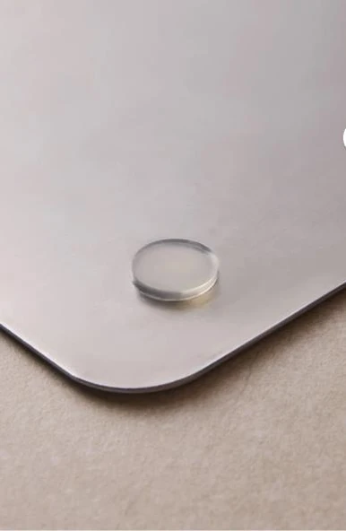 Paslanmaz Çelik 304 Kalite Antibakteriyel Kesme Tahtası Kaymaz Tabanlı 37x29 CM - Resim 6