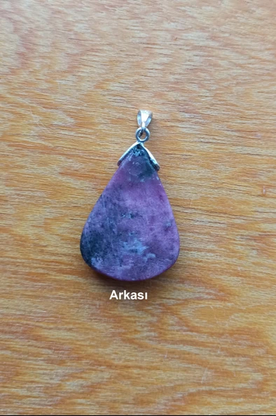 Gümüş Malzemeli Yakut Kolye Ucu Y2-400 - 3