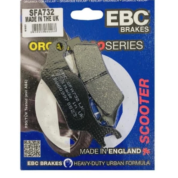 EBC Brakes SFA Serisi Hero Dash Organik Disk Fren Balata ürün görseli