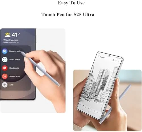 Samsung Galaxy S25 Ultra Kalem, Yedek Giriş Kalemi Dokunmatik Kalem Samsung Galaxy S25 Ultra Stylus Pen Touch Kalem için - Resim 2