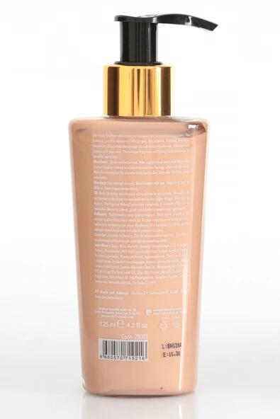 Pierre Cardin Body Shimmer With Golden Glitter-Altın Işıltılı Vücut Parlatıcısı-125 ml - 4