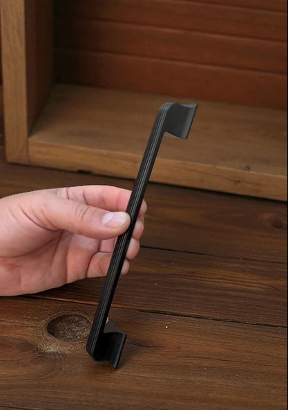 Beta Alüminyum Metal Lüks Modern Mobilya Çekmece Mutfak Dolabı Kulpu 160mm-192mm (5 Adet) - Resim 7