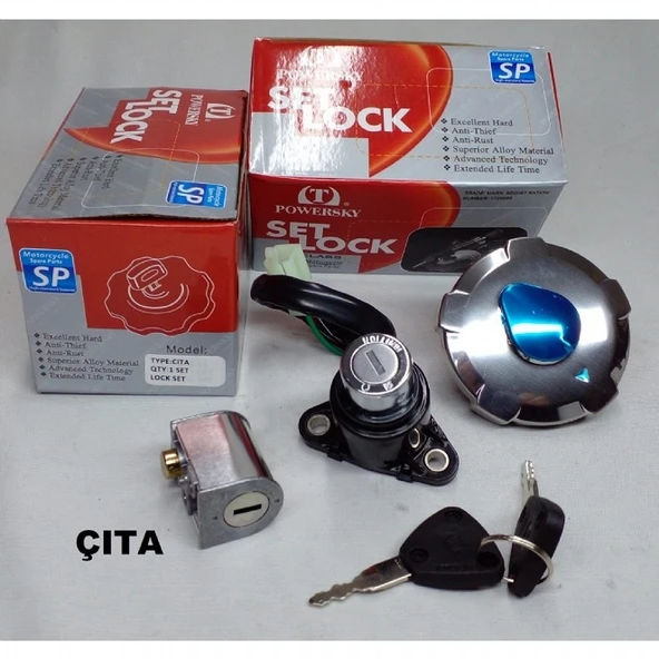 Çıta Kontak Seti (Kontak-Depo Kapağı-Kilit) ürün görseli