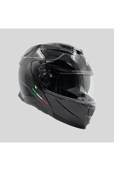 Parlak Çene Açılır Motosiklet Kaskı - AR935 - ECE-R 22.06 ürün görseli 1