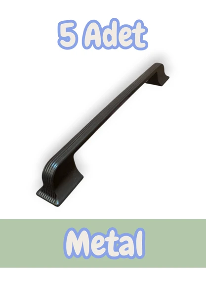 Beta Alüminyum Metal Lüks Modern Mobilya Çekmece Mutfak Dolabı Kulpu 160mm-192mm (5 Adet) ürün görseli