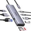 Ugreen Type-c To 2 Usb 3.0 2 Usb-c 4k/60hz Hdmı Gigabit Ethernet Sd Tf Kart Okuyucu Çoklayıcı Hub... 15375