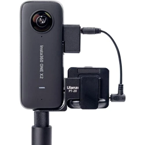 Ulanzi Pt-20 INSTA360 One X2 Için Invisible Mic Cold Shoe (Rode Wireless Go) - Resim 2