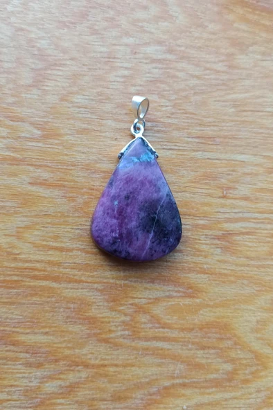 Gümüş Malzemeli Yakut Kolye Ucu Y2-400