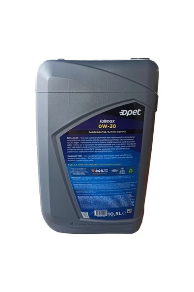 opet Fullmax 0w-30 10,5 Lt - Dizel Ve Benzinli Sentetik Motor Yağı - 3