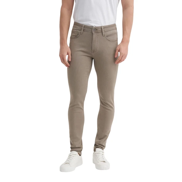 Harden Skinny Fit Denim Pantolon Düşük Bel Dar Paça - Resim 3