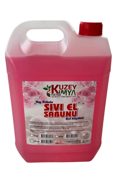 KUZEY KİMYA Hoş Kokulu Sıvı El Sabunu- Bol Köpüklü 5 KG ürün görseli