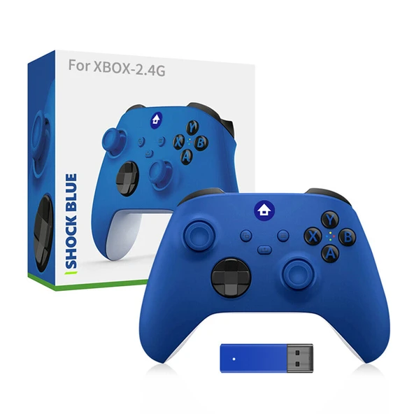 Konsol Plus XBOX 9. Nesil Kablosuz Gamepad MAVİ 2.4G PC/ANDROİD/IOS ürün görseli