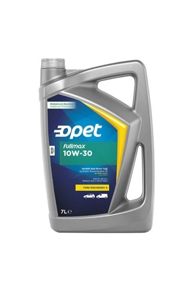 opet Fullmax 10w-30 7 Litre Motor Yağı 2022 Üretim