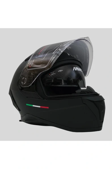 Mat Kapalı (Full Face) Motosiklet Kaskı – AR939 - Resim 3