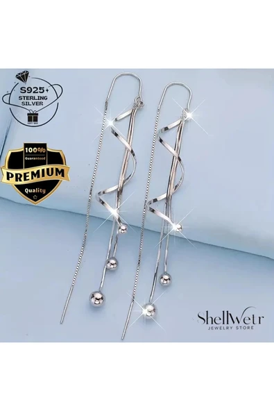 Nova 925 Ayar Küpe Sevgililer günü , annenize verilecek en güzel gümüş hediyesi - Resim 3