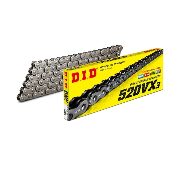 DID 520VX3-120 Link Çelik Zincir (X-Ring) ürün görseli