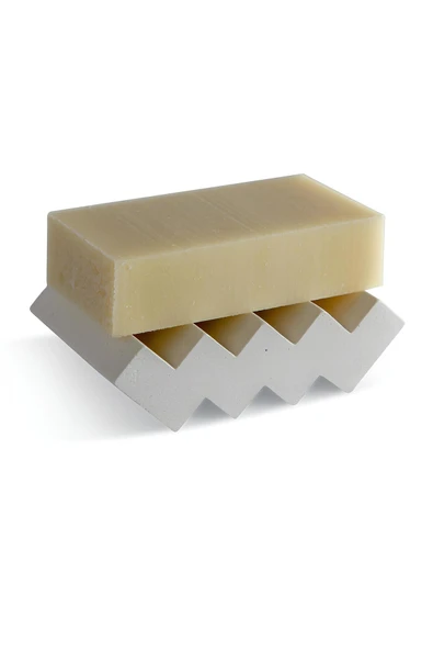 Dekoratif Beton Sabunluk | Dayanıklı, El Yapımı, Modern Tasarım Banyo Dekorasyon Ürünü - 2