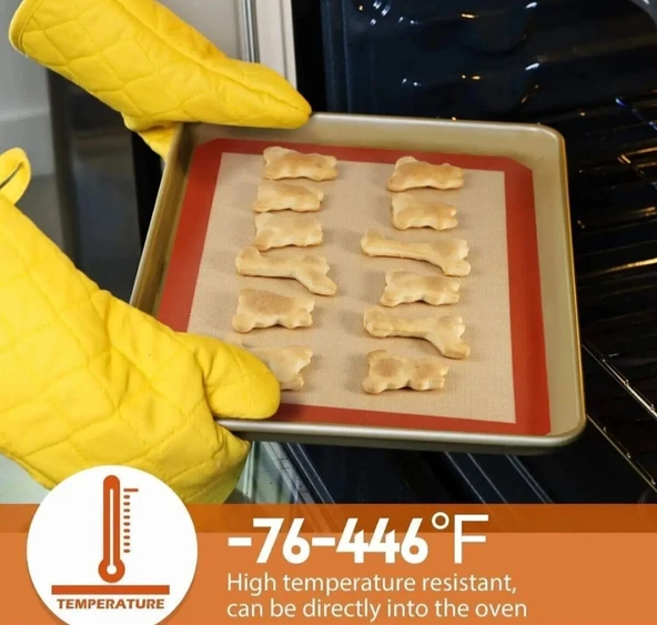 Silikon Yapışmayan ve Yanmayan pişirme Hamur Açma - 2