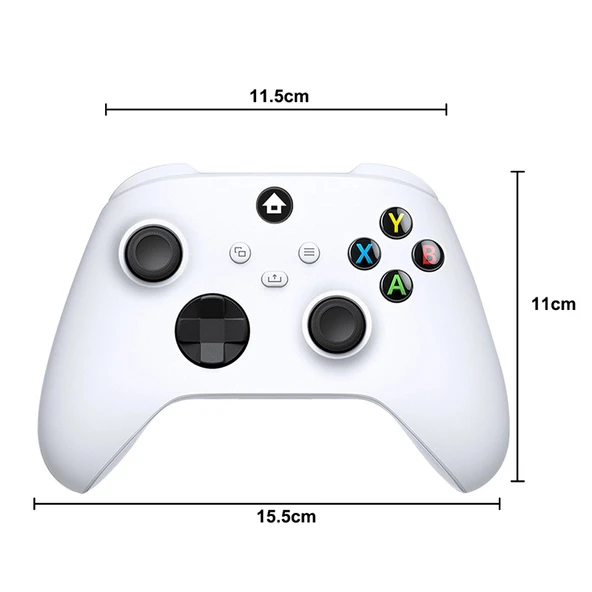 Konsol Plus XBOX 9. Nesil Kablosuz Gamepad BEYAZ 2.4G PC/ANDROİD/IOS - Resim 3