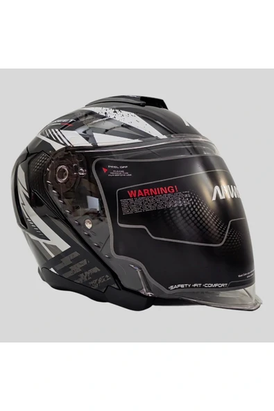 Street Model Yarım Motosiklet Kaskı – AR836 ürün görseli