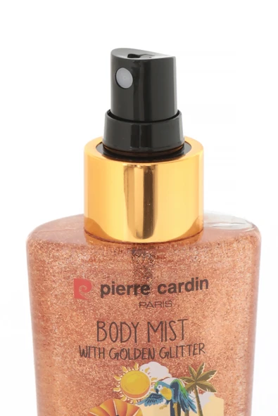 Pierre Cardin Body Mist With Golden Glitter-Altın Simli Vücut Spreyi-125 ml - 3