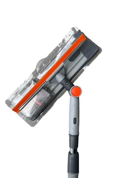 Ecelife Teleskopik Uzatılabilir Cam ve Yer Mop Paspas Seti Takımı Çeksil Döner Başlıklı - 1 Adet ürün görseli