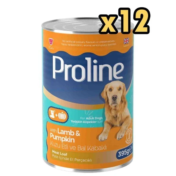 Proline Kuzu Etli ve Bal Kabaklı Yetişkin Köpek Konservesi 395gr x 12 Adet ürün görseli 1