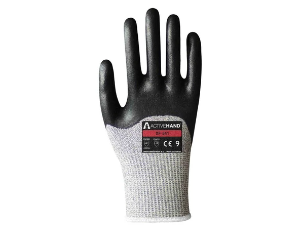 XF 541 GR/SY NO:8 3/4 Köpük Nitril Kaplı Polietilen İplik Kesilmeye Dayanıklı Eldiven