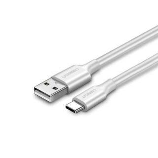 Ugreen Type-C Usb 2.0 Data Ve Şarj Kablosu (Beyaz) 1 Metre 60121