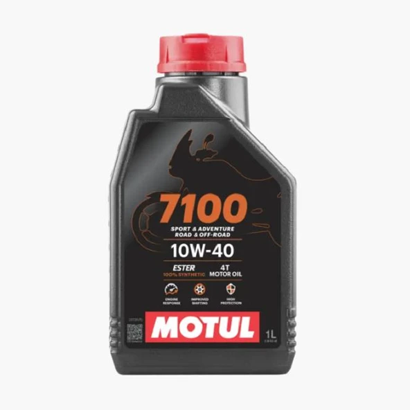 Motul 7100 10W40 4T 1Lt Yağ ürün görseli