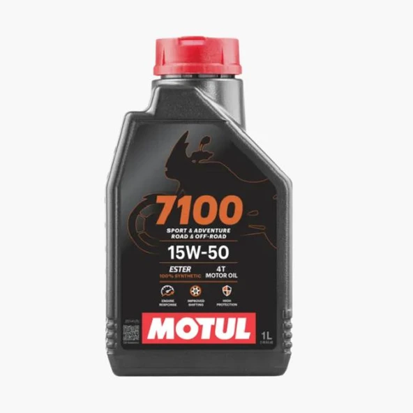 Motul 7100 15W50 4T 1Lt Yağ ürün görseli