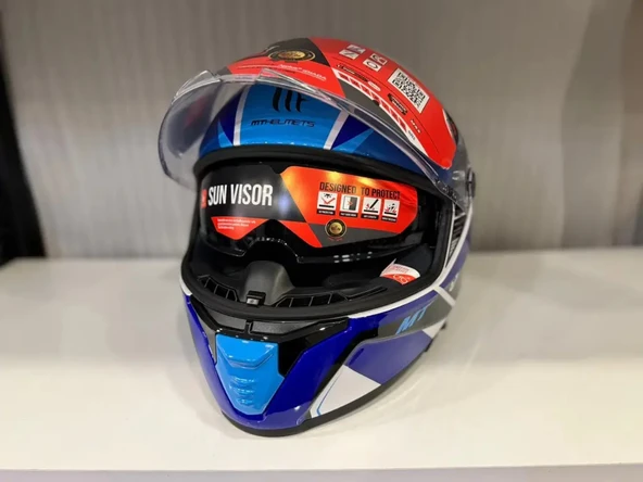 KASK MT THUNDER 4 SV FREEWAY A5 PARLAK - Resim 5