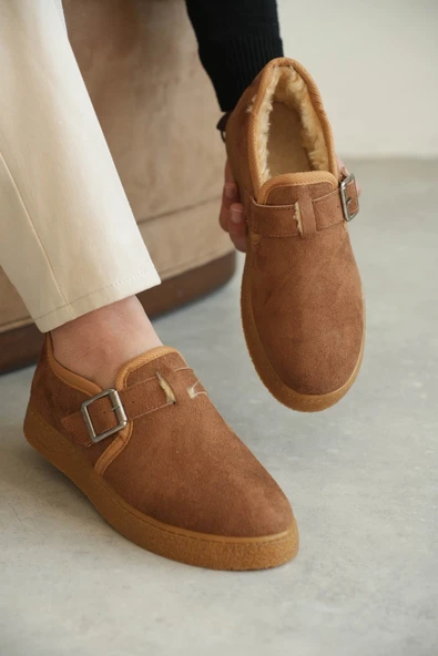 KB-KX1 Kuback Taba Kürklü Günlük Erkek Ayakkabı - Resim 3