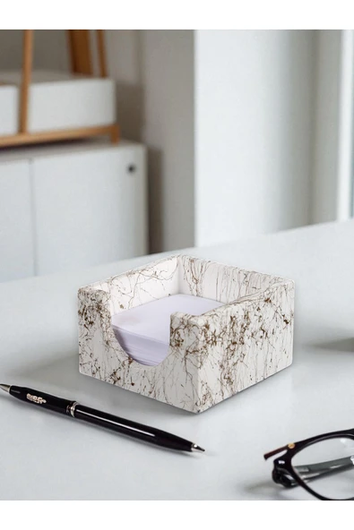 Bloknotluk El Yapımı Beton Bloknotluk 10x10 cm - 2