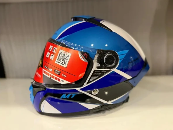 KASK MT THUNDER 4 SV FREEWAY A5 PARLAK - Resim 3