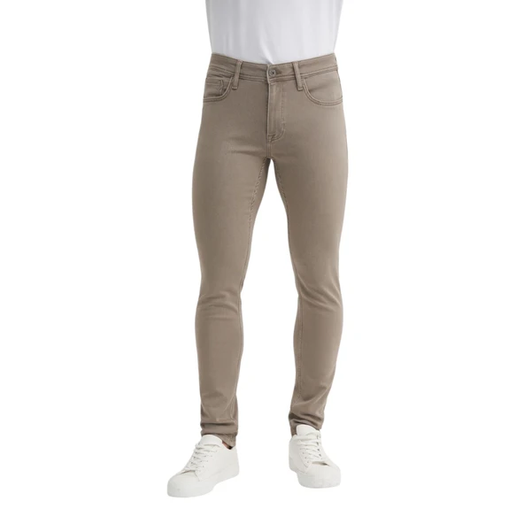 Harden Skinny Fit Denim Pantolon Düşük Bel Dar Paça - Resim 2