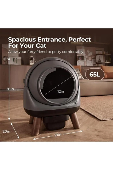 Elspet Otamatik Akıllı Kedi Tuvaleti - Resim 2