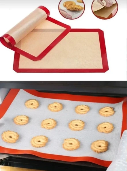 Silikon Yapışmayan ve Yanmayan pişirme Hamur Açma - 5