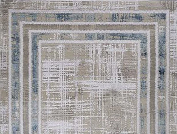 Gabardin Halı Armina Serisi 2001 Mavi Salon Oturma Yatak Odası Halısı - Resim 2