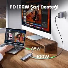 Ugreen Type-c To 2 Usb 3.0 2 Usb-c 4k/60hz Hdmı Gigabit Ethernet Sd Tf Kart Okuyucu Çoklayıcı Hub... 15375 - 2