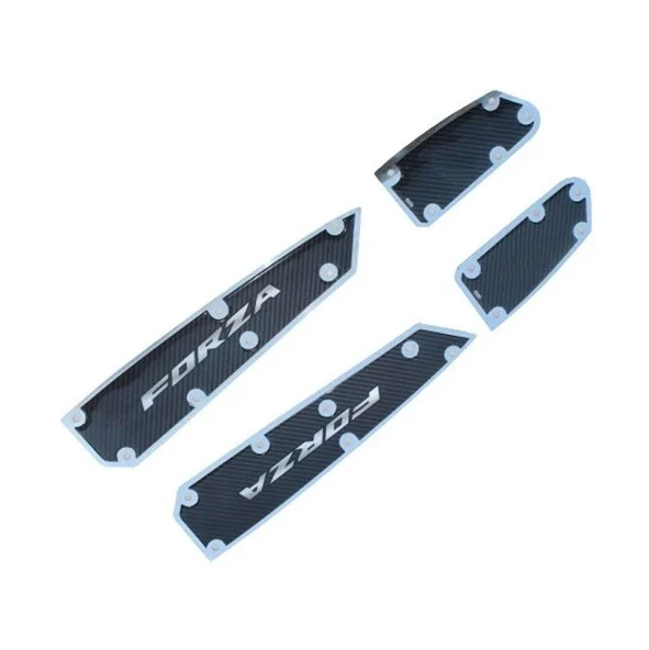 Honda Forza 2018-2024 Uyumlu Beyaz Krom Ayak Basamak ürün görseli