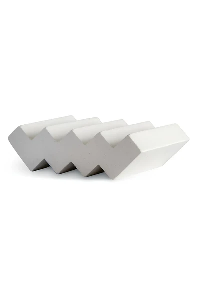 Dekoratif Beton Sabunluk | Dayanıklı, El Yapımı, Modern Tasarım Banyo Dekorasyon Ürünü - 4